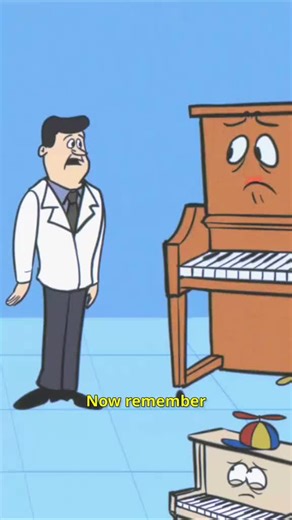 Piano Surgery #humor #funnyvideos #foryoupage #animation #cartoon