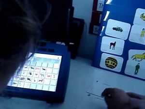 Autism Augmentative Communcation Device and Edmark Reading Program Part 2