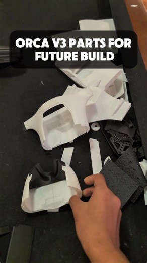 Orca V3: Parts Are Printed!