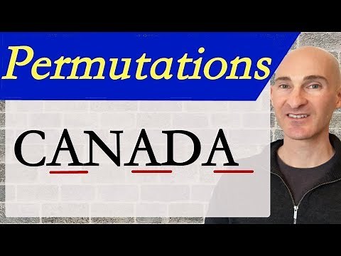 Distinguishable Permutations of Letters in a Word