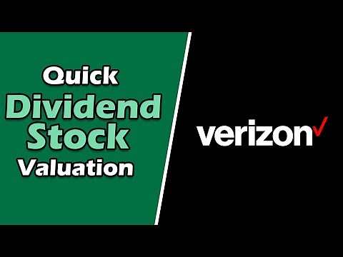 Verizon Dividend Stock (VZ): Quick Valuation and Analysis. Buy Now?