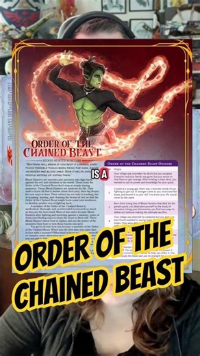 Our New Blood Hunter Subclass for D&D