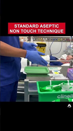 Standard Aseptic Non Touch Technique | #shorts #ivcannulation #anesthesiology #nurse