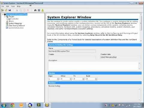 Performing a CAN Loopback Test in NI VeriStand
