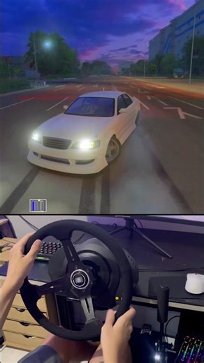 Jzx 100| Insane Reverse Entry 🔥[Thrustmaster Tx]#automobile #assettocorsa #drifting #touge