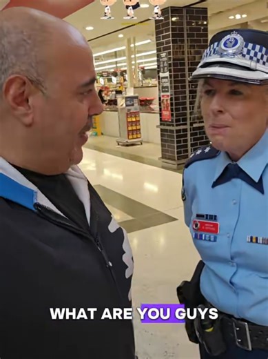 Police Give Advice to Youth at Chullora Marketplace