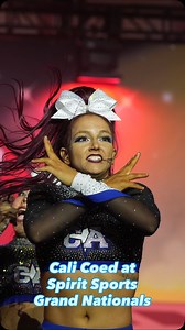 Cali Coed is BACK! What a show from the reigning World Champions!! 🤩👏 5 reigning World Champions are taking the stage this weekend at #SpiritSportsGrandNationals! Watch all the action live right now on #VarsityTV! #SoundOn | FloCheer