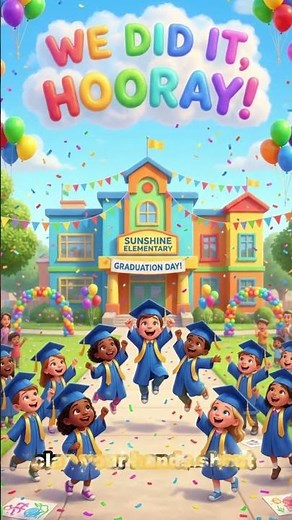 Kids can’t stop singing this! 🎓 🎶 Check out the full song! #graduationsong #movingup #shorts