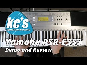 Yamaha PSR-E353 Demo