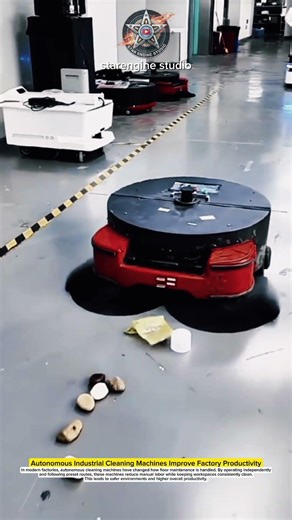 Autonomous Industrial Cleaning Machines Improve Factory Productivity #machines