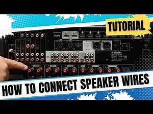 Mastering Your AV Receiver: Easy Speaker Wire Connections Made Simple Tutorial!