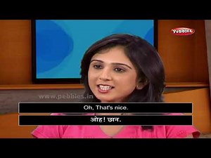 Learn English Through Marathi Part 1 | Spoken English Conversations | Pebbles Marathi