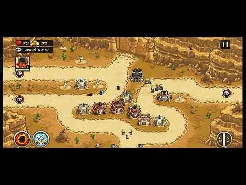 Kingdom Rush Frontier - Nazeru's Gates (level 6) Campaign Walkthrough.