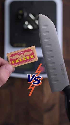 Kitchen Knife vs. Razor Blade: The Ultimate Sharpness Test