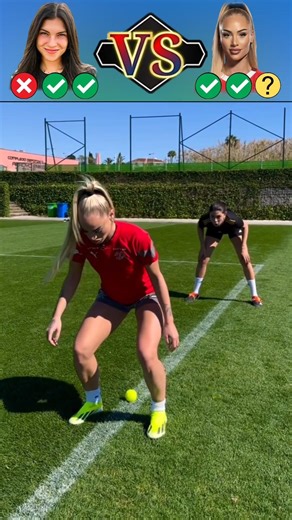 Céline Dept, VS Alisha Lehmann, Football Shot Challenging,🤯 #football #youtubeshorts #shorts