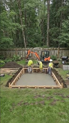 Building a Concrete Patio from Scratch #diy #construction