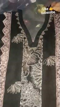 leftover panels black frock design #leftoverpanels