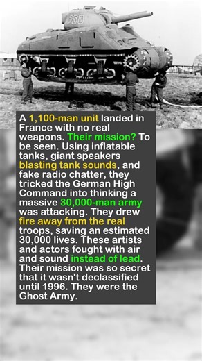 The Invisible Army That Fooled Hitler 👻 #WW2 #Deception