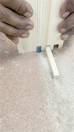 Classic Box Joint. Simple and Easy Steps Beginner Carpenter #shorts #woodworking #diy #joint