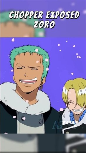 Chopper Exposed Zoro | #onepiece #shorts #anime