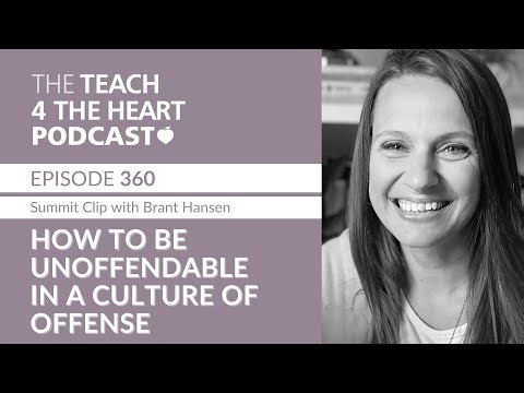 Episode 360: How to be Unoffendable in a Culture of Offense with Brant Hansen
