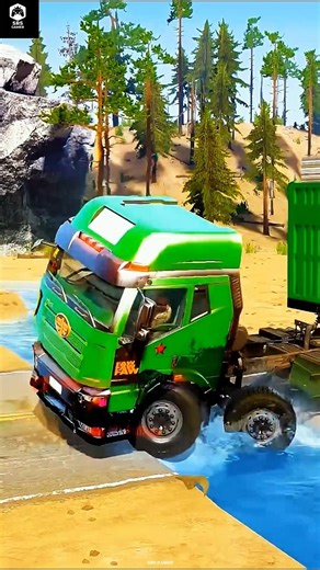 MudRunner Extreme Offroad Truck Gameplay | Mud, Rain & Hardcore Driving! #mudrunner #shorts