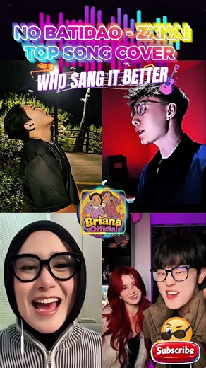 SINGING BATTLE 🔥 NO BATIDAO - ZXKAI COVER ( COVER ) Who sang it better 🔥⚡#shorts #viral #trending