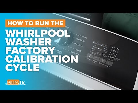 RESET Your Washer After Repairs! Washer Calibration Cycle For Whirlpool, Maytag, Amana, Kenmore