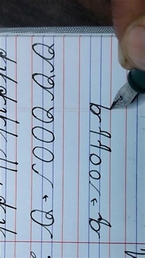 how to write cursive letter q #penstyles #handwriting #cursive #calligrphy @penstyles24