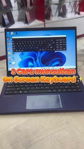 2 Cara Munculkan On Screen Keyboard di Laptop
