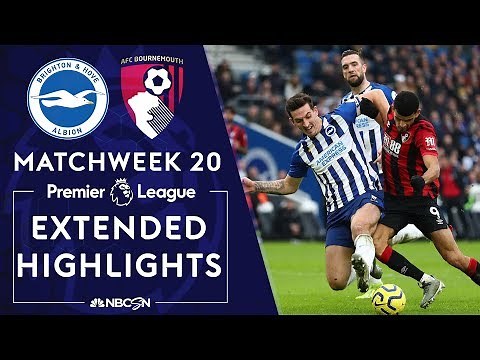 Brighton v. Bournemouth | PREMIER LEAGUE HIGHLIGHTS | 12/28/19 | NBC Sports