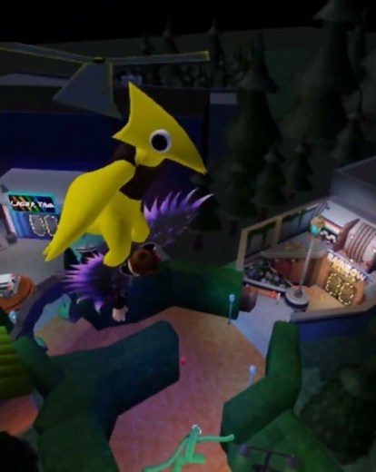 Rainbow Friends chapter 2 Yellow Monster Jumpscare Gameplay #roblox #rainbowfriends