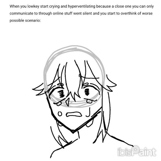 Sorry if it's rushed, it's hard to see through tears #art #vent #drawing #digitalartist