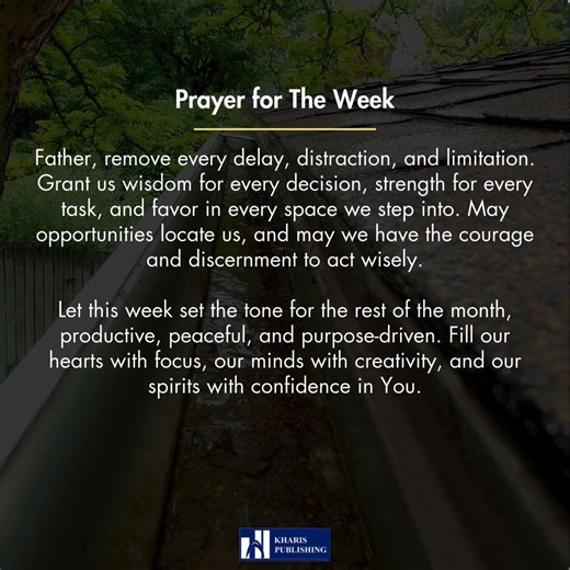 Prayer for the Month | March 2026 | Kharis Publishing #newmonth #prayer #march2026