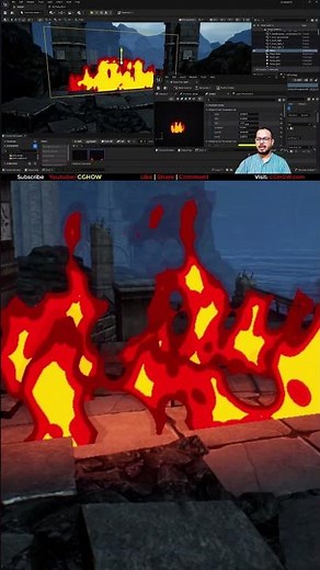 Create EPIC Stylized Toon Fire Material in UE5: Full Control Guide 🔥✨