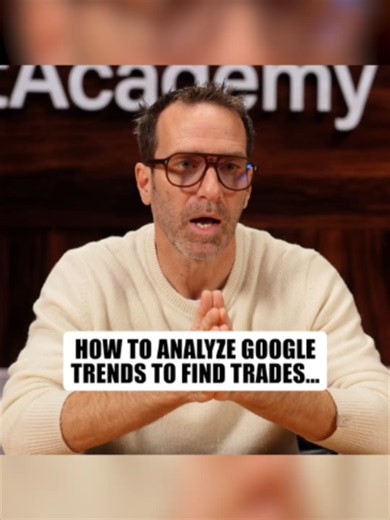 How To Analyze Google Trends To Find Trades From my Chart Academy masterclass Google Trends is not a crystal ball. It’s a behavior meter. And it’s incredibly valuable if you use it correctly. Here’s how. #investing #google #trends #chriscamillo