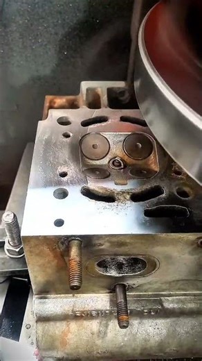 Restoring compression and engine performance ⚙️ #EngineRebuild #Machining #MechanicLife #Automotive