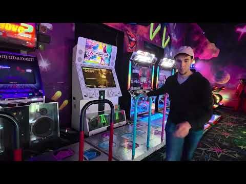 Enjoyed playing DDR( Dance Dance Revolution) Arcade game at Arcade Monsters in Orlando,FL.