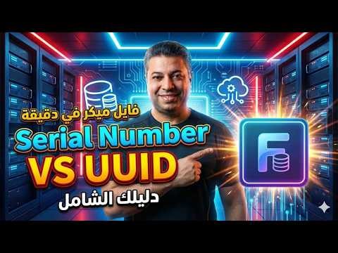 Serial Number vs UUID في فايل ميكر | مين الأفضل كمفتاح أساسي؟ 🤔