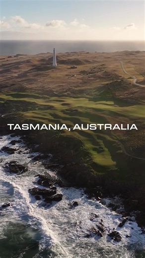 Tasmania - a new golf destination unlocked. Step into a trip with The Fliers Club and see what makes this journey worth the travel. #golf #golftravel #australia #tasmania #golfgear