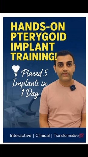 🎯 Clinical Precision: 5 Pterygoid Implants in 1 Day! 🔬