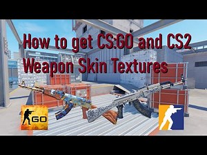 How to get ALL CS:GO and CS2 weapon skin textures!