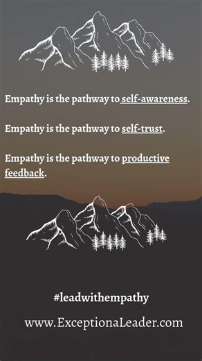 Empathy is the Pathway