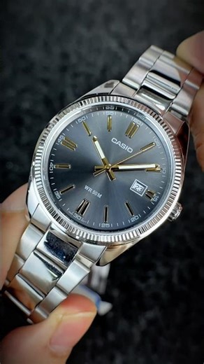 Unique Smoky Gray Dial - Authentic Casio Watch from Anh Khue - 38mm Size