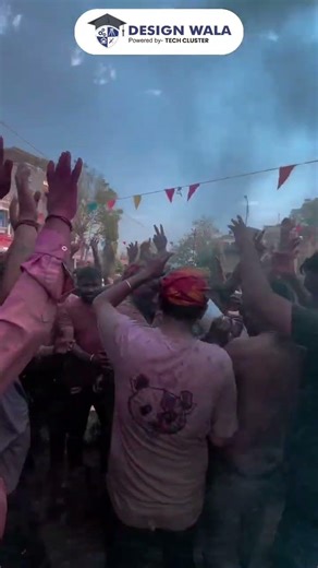 Happy Holi from Design Wala – Powered by Tech Cluster | #holi #celebration #techcluster