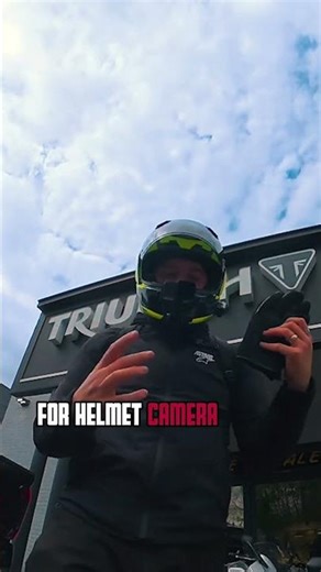 Dual cam setup 360 on the bike helmet cam for action every angle of the ride captured 🔥🏍️