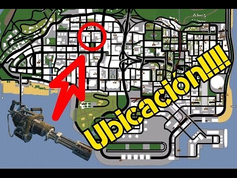 Ubicación de la minigun | GTA: San Andreas