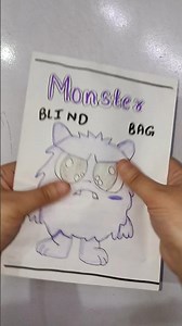 paper diy 💸 monster blind bag💸 blind bag 💸 shorts 💸 paper asmr