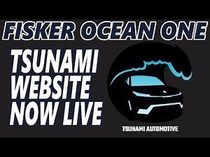 Fisker Ocean - Tsunami Automotive Website Now Live