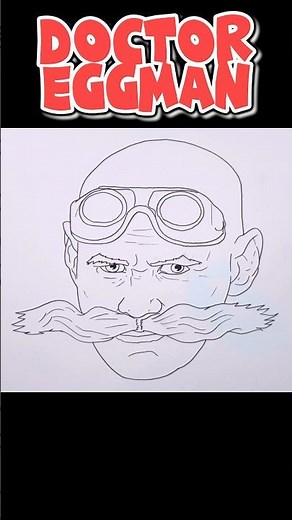 How To Draw Doctor Eggman | Sonic The Hedgehog 3 Movie #shorts #drawing #sonic3 #dreggman